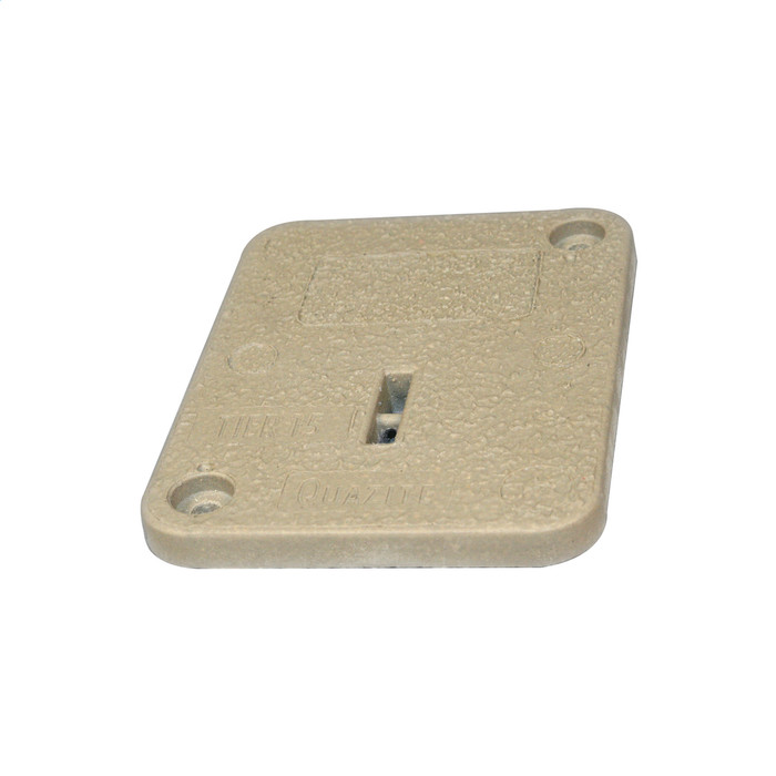 Hubbell Wiring PC1212CA0012 Quazite® Polymer Concrete 8-Tier Cover, 2-Bolt, COMMUNICATIONS Logo