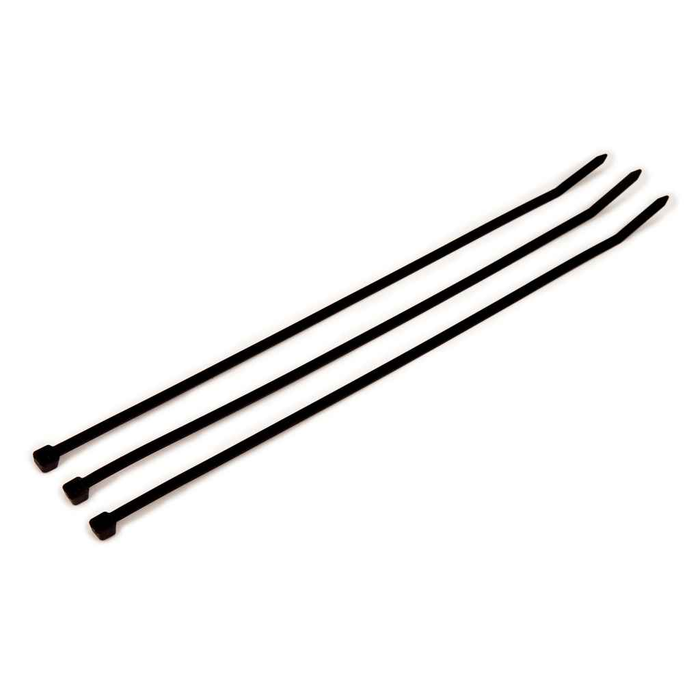 3M Cable Tie 11 in Black Nylon 6/6 50 lbs Tensile Strength