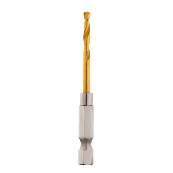 Milwaukee Tool 48-89-4605 1/8" SHOCKWAVE, Impact Duty RED HELIX, Titanium Drill Bit