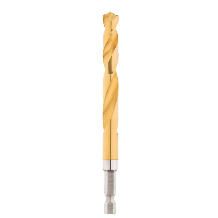 Milwaukee Tool 48-89-4621 3/8" SHOCKWAVE, Impact Duty RED HELIX, Titanium Drill Bit