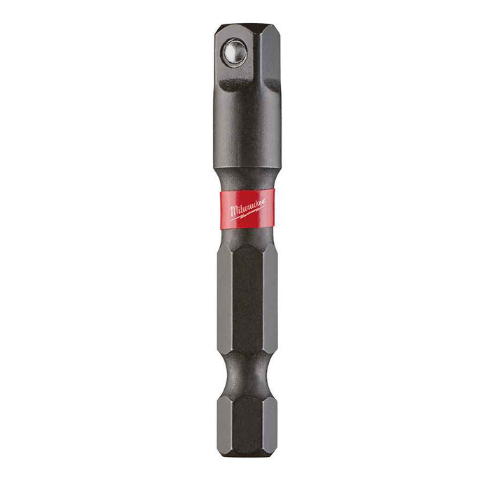 Milwaukee SHOCKWAVE Impact Duty 1/4" Hex Shank to Square Socket Adapter