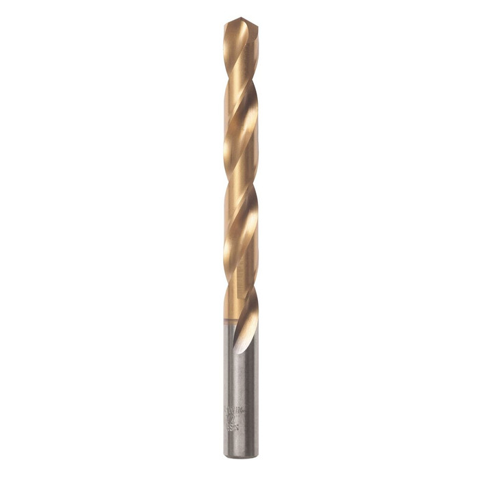Irwin 63920 639 Series TiN-Coated Jobber Length Drill Bit, 135° Split Point