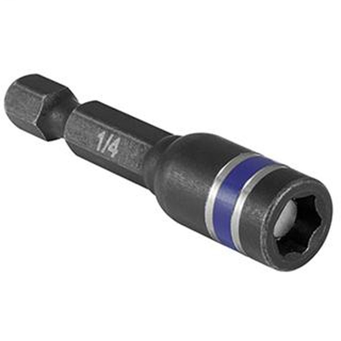 Irwin 1837533 1/4" Impact Magnetic Nutsetter, Lobular Design
