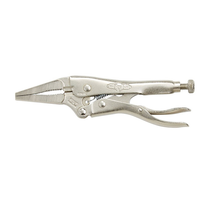 Irwin 1602L3 Original Long Nose Locking Pliers with Wire Cutter, Alloy Steel