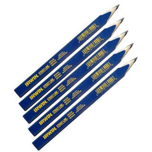 Irwin Strait-Line 66305SL Carpenter's Pencil, Medium Lead, Box of 72