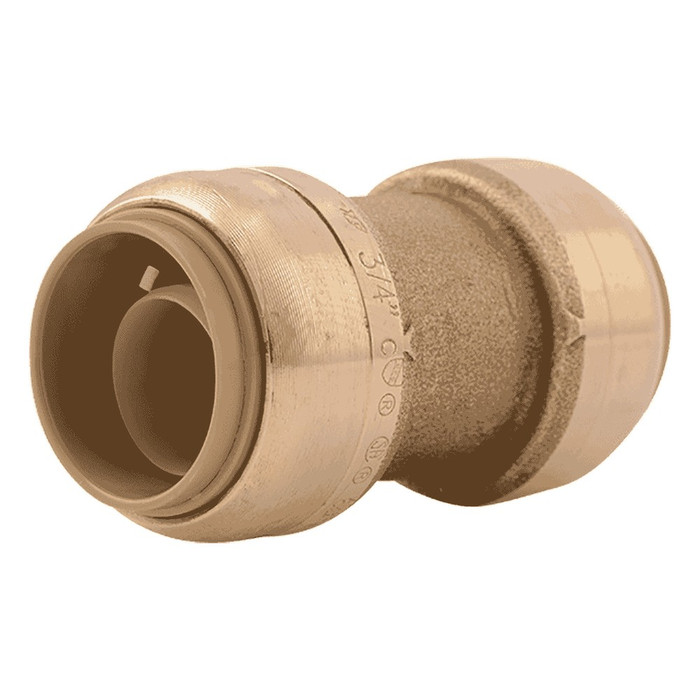 SharkBite U016LF 3/4" Push-Fit Straight Coupling, DZR Brass