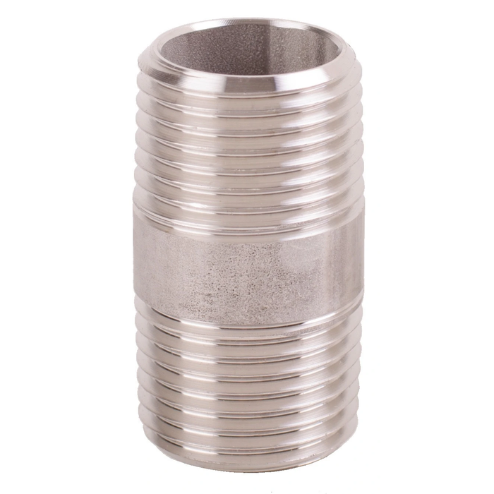 Boshart SS304N 304 Stainless Steel Threaded Pipe Nipple