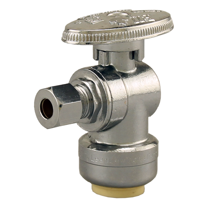 Boshart 08SVA-05PF02CPN 1/2" Push-Fit Fitting, Copper-to-PEX Adapter