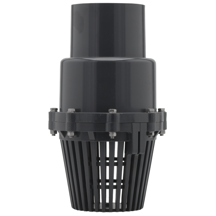 Boshart 17PFVF-300 3" FPT PVC Foot Valve with Hinged Flapper Design