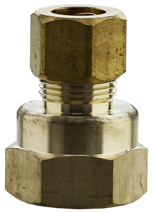 Boshart BC-66-0608NL No-Lead Brass 3/8" CP x 1/2" FPT Compression Adapter