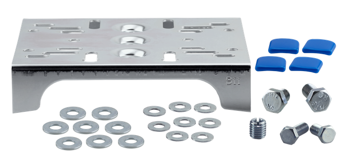 Boshart PMB Universal Pump Mounting Bracket Kit, Zinc-Plated
