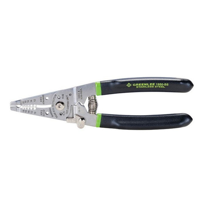 Greenlee 1950-SS Stainless Steel Wire Stripper and Crimper Tool