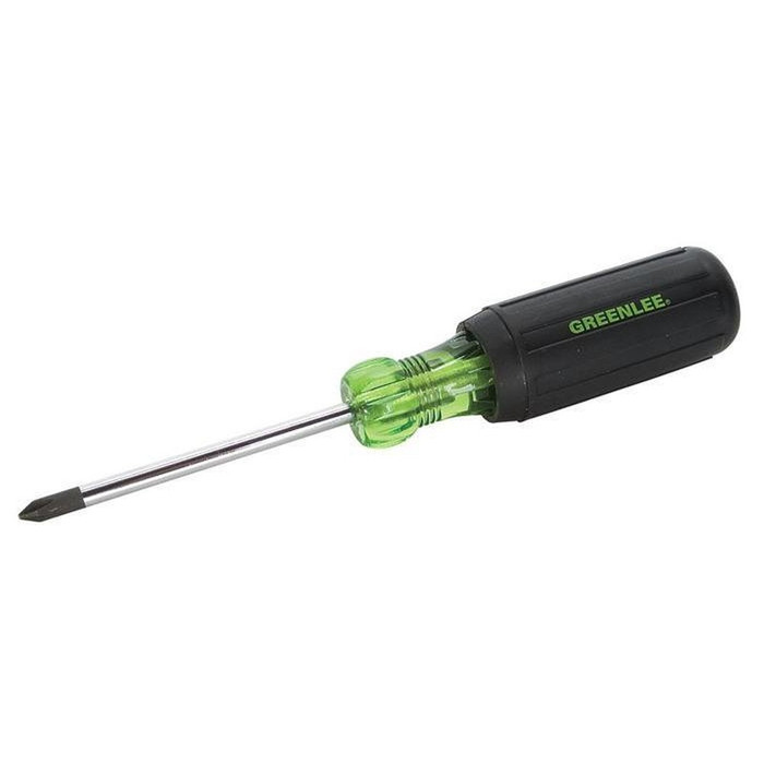 Greenlee 0153-31C Heavy-Duty Phillips #1 Screwdriver, 3" Shank