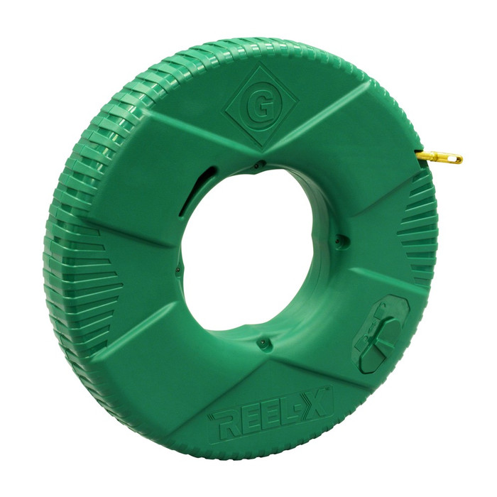 Greenlee FTXF-100 REEL-X 100' Non-Conductive Fiberglass Fish Tape