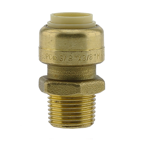 Boshart No-Lead Push-Fit x MPT Brass Adapter