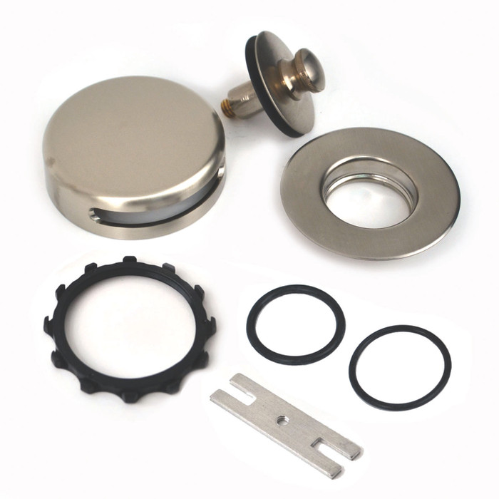 Watco 959290-BN QuickTrim Innovator Bath Drain Trim Kit, Brushed Nickel