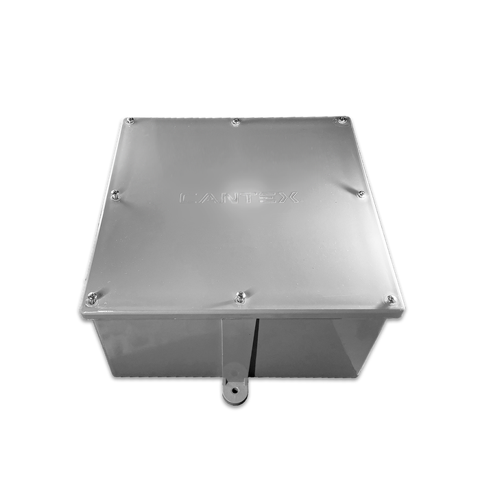 Cantex PVC Junction Box, Non-Metallic Conduit Enclosure