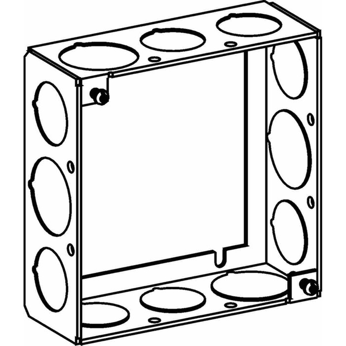 Orbit 4SB5075E Welded Steel Deep 4-11/16" Square Extension Ring