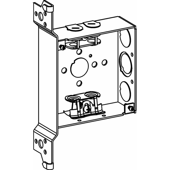 Orbit 4SB-MC-WB 4" Square Welded Box with MC Clamps & WB Bracket, Pack of 100