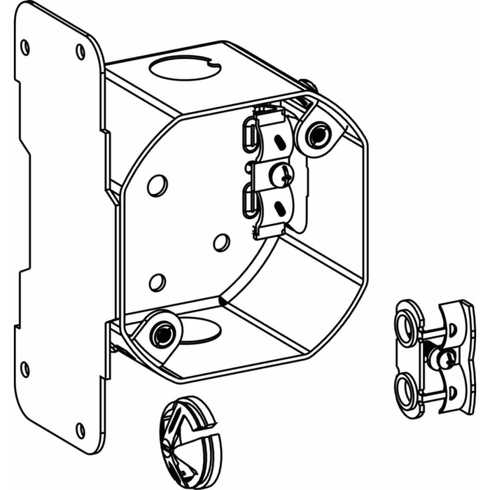 Orbit FSDB-FB 4" Fan Support Deep Box with FB Bracket, Pack of 100