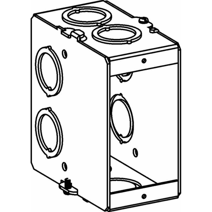 Orbit MBG-1 Gangable 1-Gang Masonry Box, 3-1/2" Deep