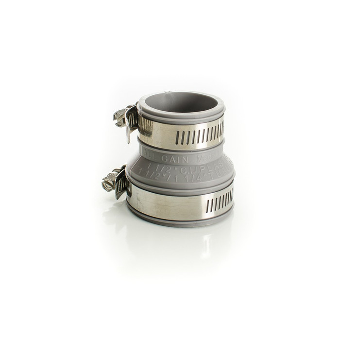 Pasco 5915 Plastic Flexible Coupling, Socket-to-Pipe Connector