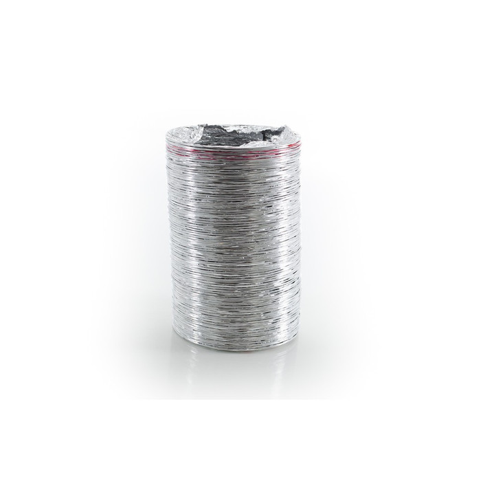 Pasco 1688 4" x 8' Aluminum Flexible Duct, Lama Series