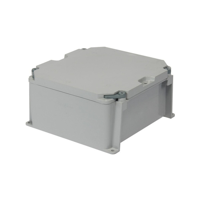 IPEX 277006 8"x8"x4" PVC Junction Box, Grey Scepter