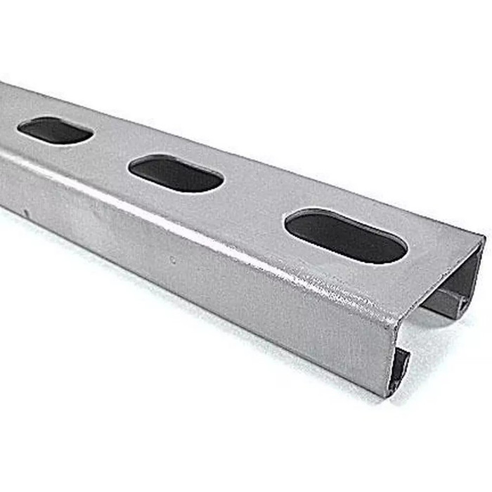 Gregory G134OS1 G-134-OS-1 Pre-Galvanized Single Slotted Strut Channel, 120-Inch G-Strut®, Pack of 10