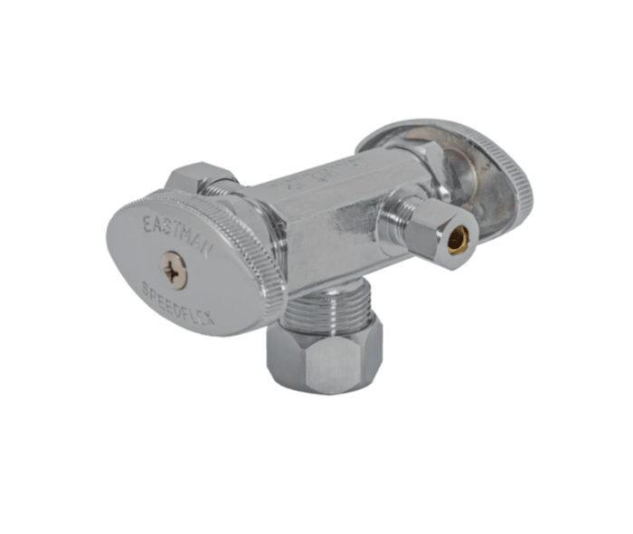 Eastman 04352LF Dual Outlet 5/8" OD Compression Supply Stop, Lead-Free
