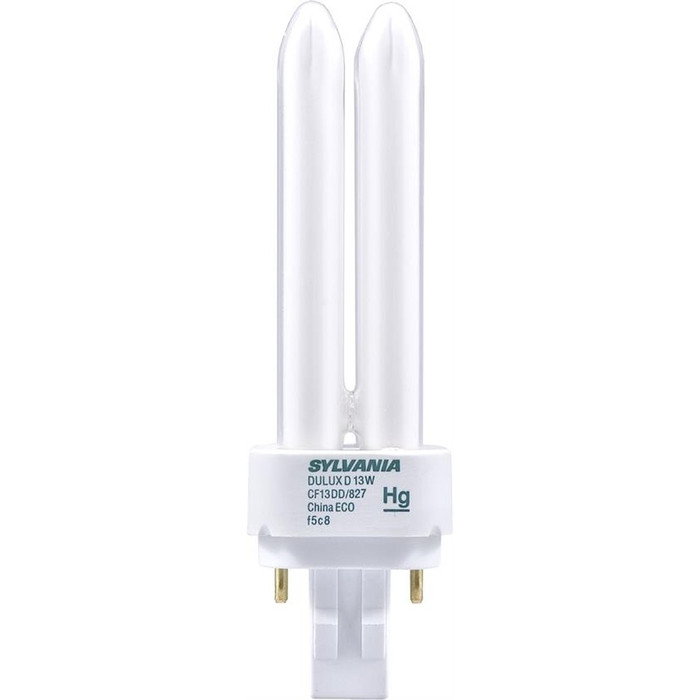 Sylvania 20671 CF13DD/E/835/ECO Dimmable T4 Twin Tube CFL, 13W