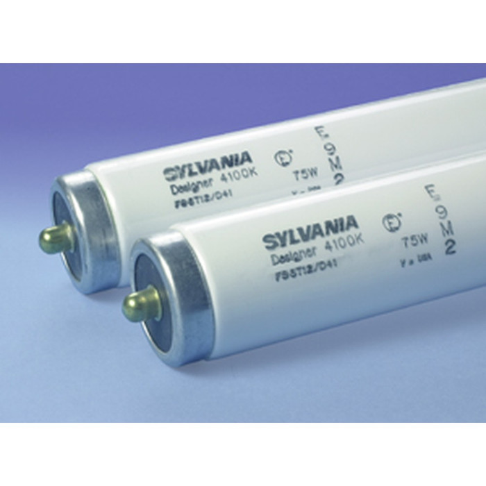 Sylvania F96T12CWX F96T12/CWX T12 Linear Fluorescent Lamp, 75W, 4100K, 87 CRI, Fa8 Base