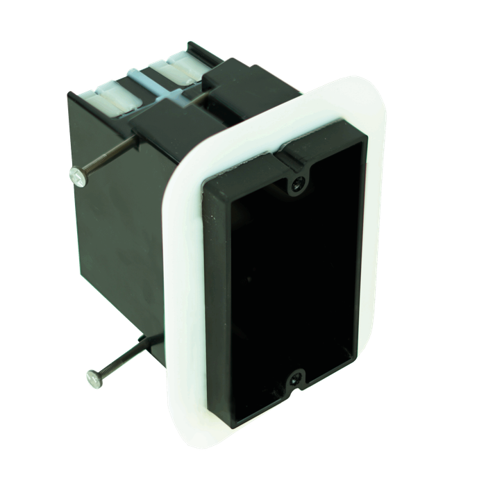 Allied Moulded P-221NV Black Polycarbonate Switch/Receptacle Box