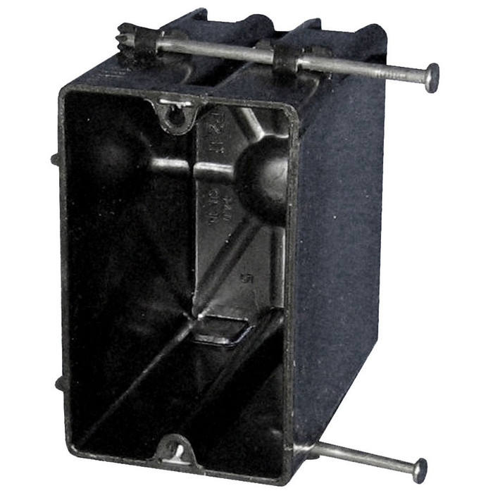 Allied Moulded P-241QT Thermoplastic 1-Gang Residential Switch/Receptacle Box, FlexBox®