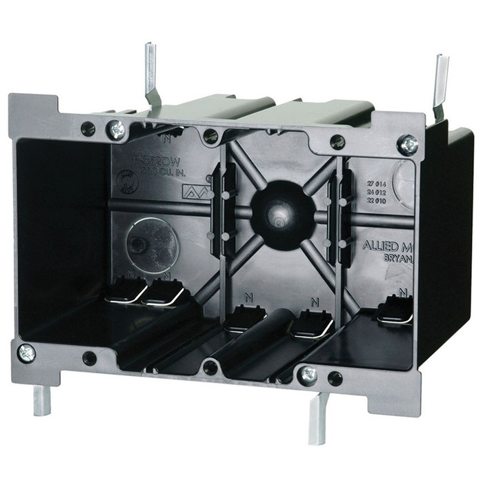 Allied Moulded P-352OW 3-Gang Thermoplastic FlexBox Receptacle Switch Box