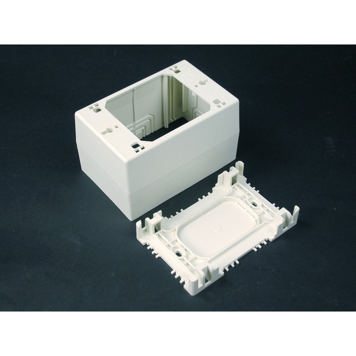 Wiremold NM2044 Extra Deep Device Box Fitting, Ivory