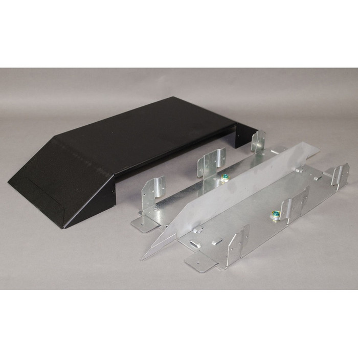 Wiremold OFR48-4 OFR Series 4-Gang Overfloor Raceway Box, Powder Coated Steel