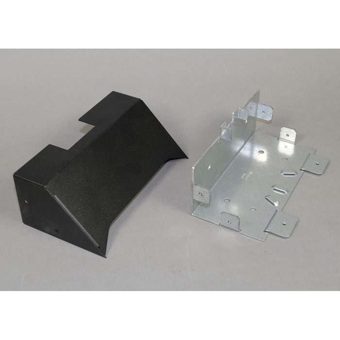 Wiremold OFR89-2400 OFR Series Raceway Transition, Steel, Black