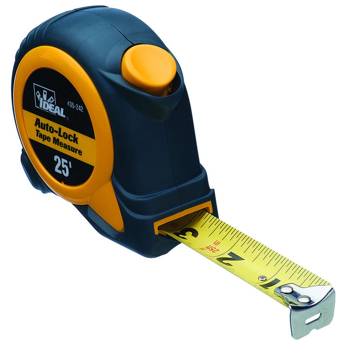 Ideal Industries 35-242 25' Auto-Lock Tape Measure