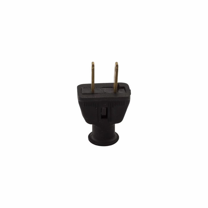 Eaton 183BK-BOX Straight Blade Plug, Black Thermoplastic, 15A 125V
