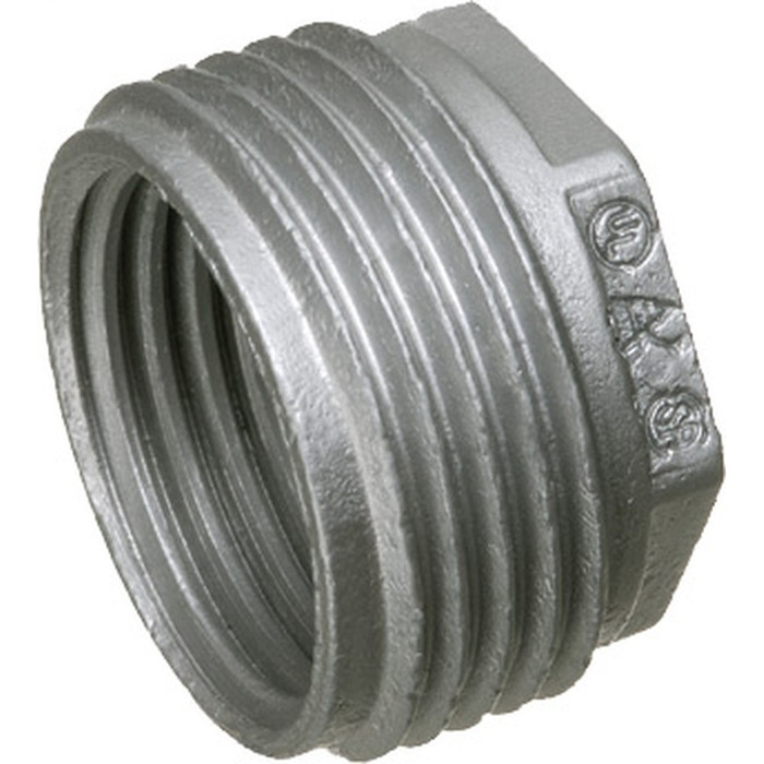 Arlington Industries 525 Red Reducing Bushing, 1-1/4" x 1/2" Conduit Fitting, Pack of 100