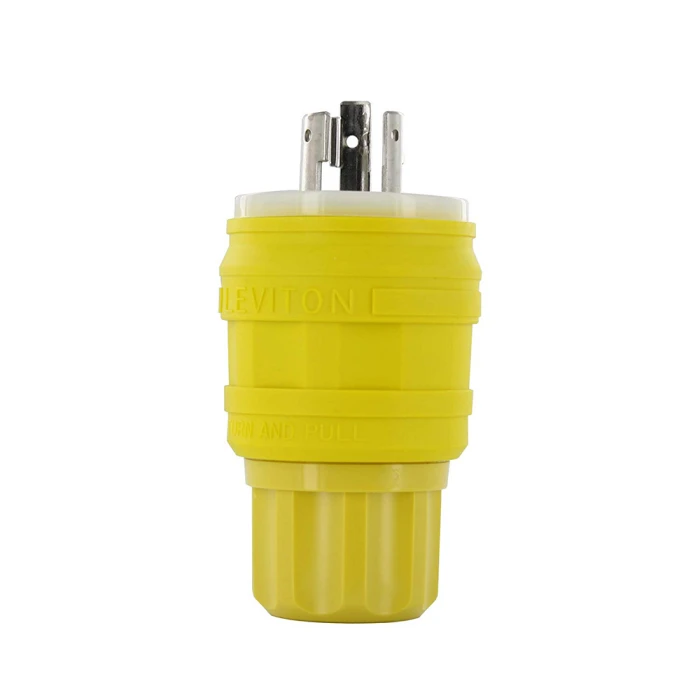 Leviton 26W48 Wetguard NEMA L6-20P Locking Plug