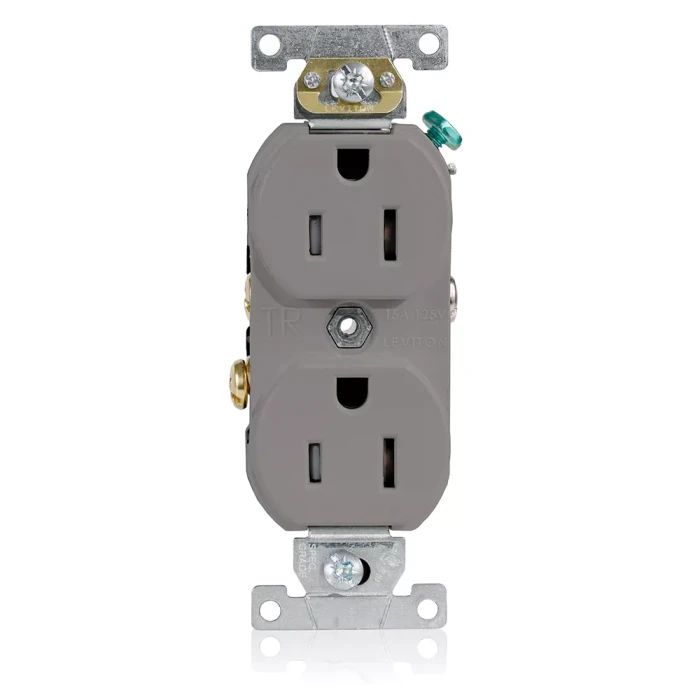 Leviton TCR15-GY Gray Wiring Device Switch