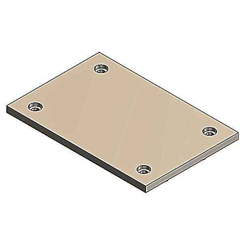 Steel City P64P Blank Plate Flush Service Poke-Thru Fitting