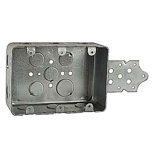 Steel City 3G4D 3-Gang Device Box, 1/2" KO