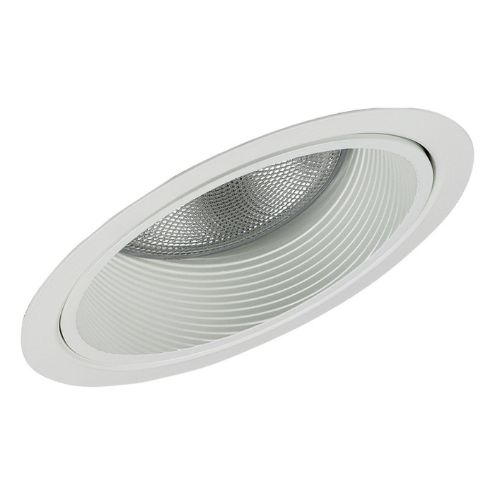 Philips Lighting 1133WH Lightolier Round Baffle Downlight Trim, Gloss White