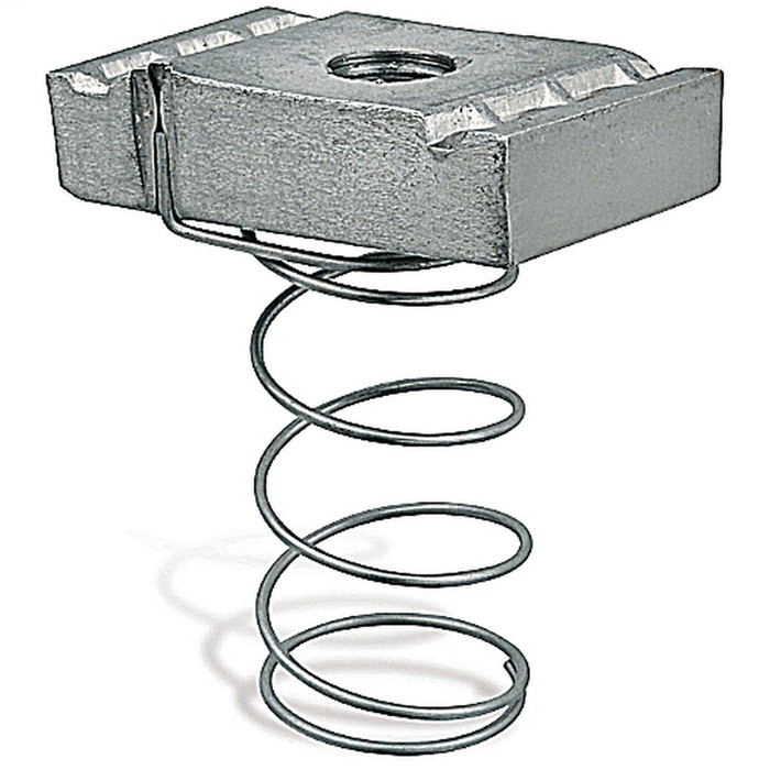 Kindorf Spring Nut, Steel Strut Channel Hardware