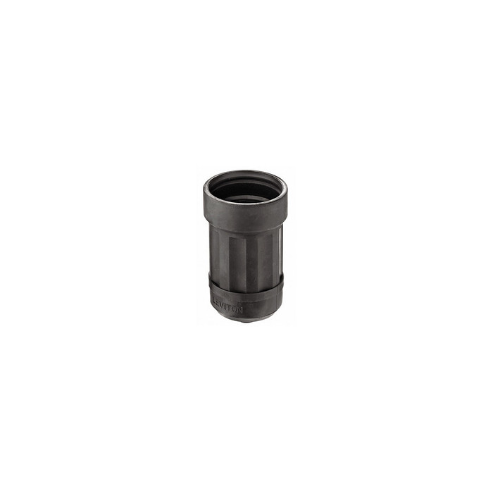 Leviton 6018 Black Thermoplastic Elastomer Connector Boot, 2.2-Inch x 3.88-Inch