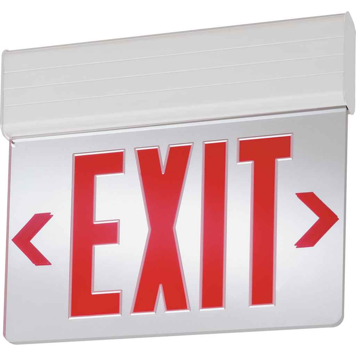 Lithonia Lighting EDG 1 EL M6 LED Edge-Lit Exit Sign, Red Letter