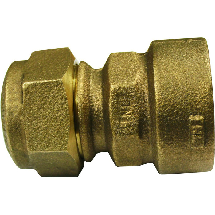 A.Y. McDonald 5182 1" No-Lead CTS Compression Service Adapter